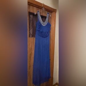 3x royal blue formal dress, worn once.